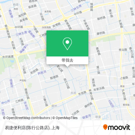 易捷便利店(陈行公路店)地图