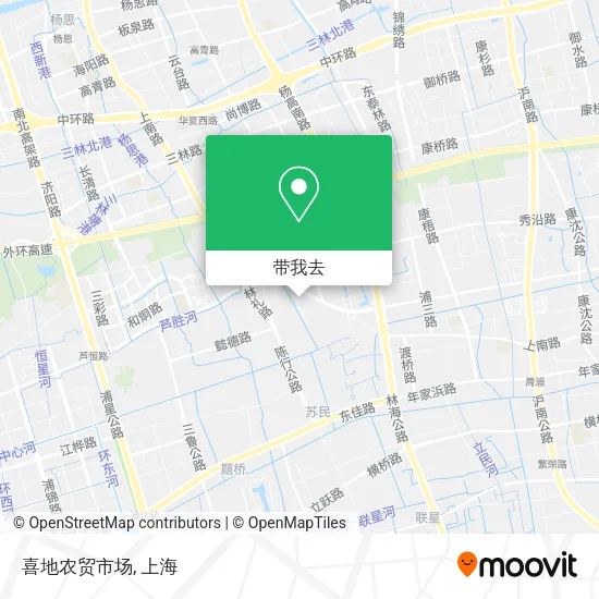 喜地农贸市场地图