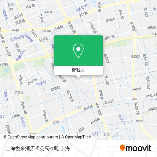 上海悦来酒店式公寓-1期地图