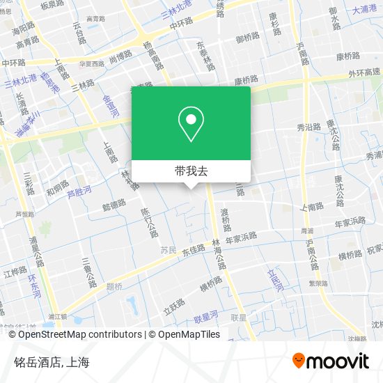 铭岳酒店地图