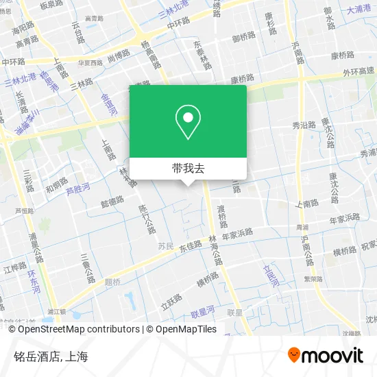 铭岳酒店地图