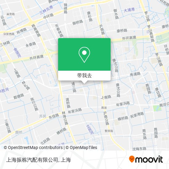 上海振栋汽配有限公司地图