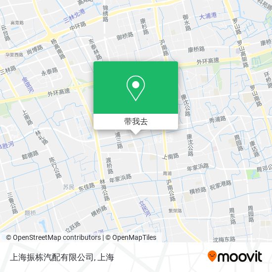 上海振栋汽配有限公司地图