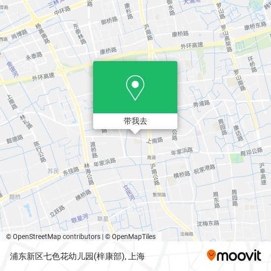浦东新区七色花幼儿园(梓康部)地图