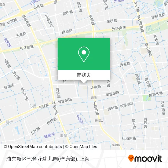 浦东新区七色花幼儿园(梓康部)地图