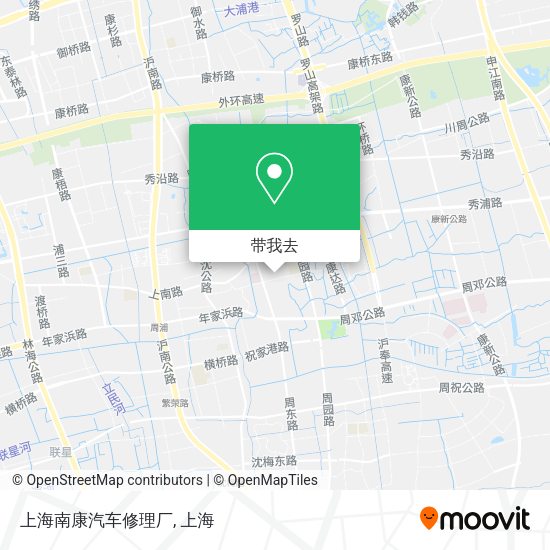 上海南康汽车修理厂地图