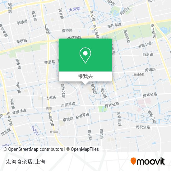 宏海食杂店地图