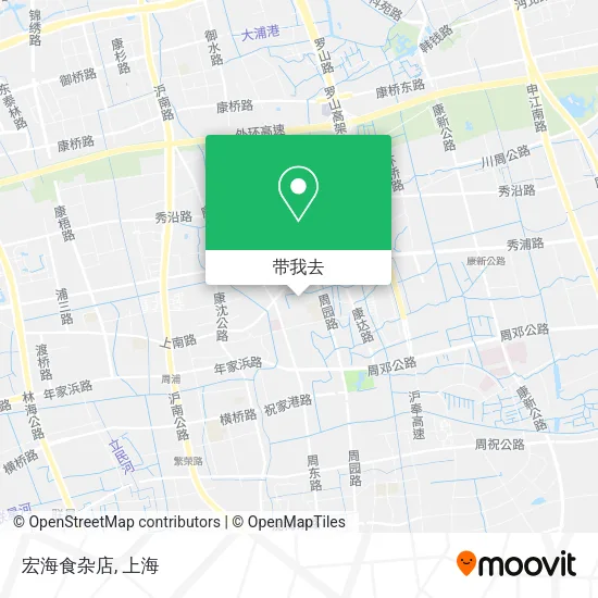 宏海食杂店地图