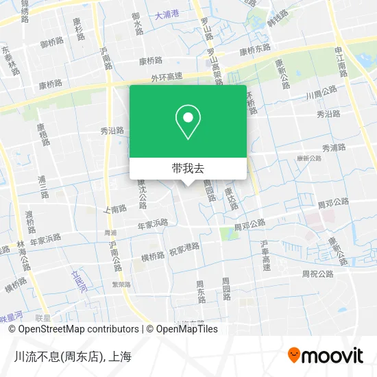 川流不息(周东店)地图