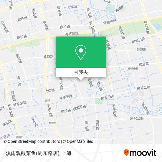 溪雨观酸菜鱼(周东路店)地图