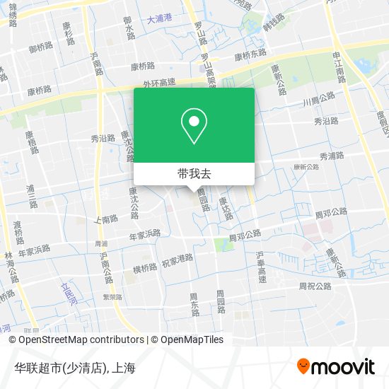 华联超市(少清店)地图
