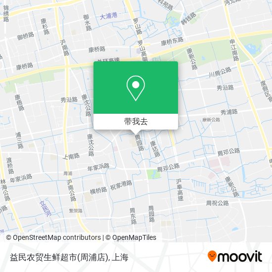 益民农贸生鲜超市(周浦店)地图