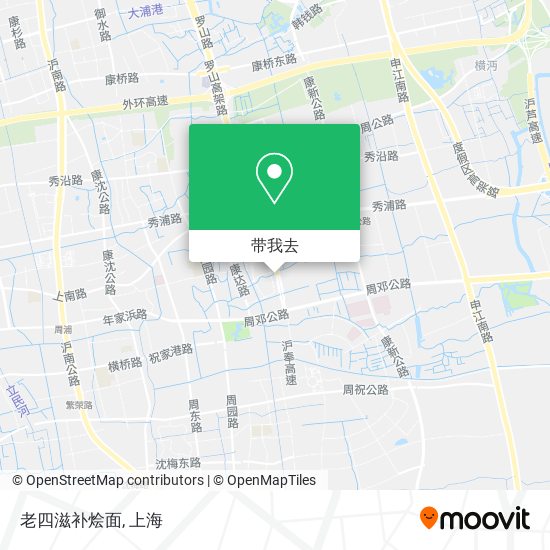 老四滋补烩面地图