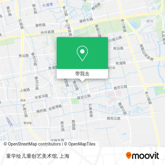 童学绘儿童创艺美术馆地图