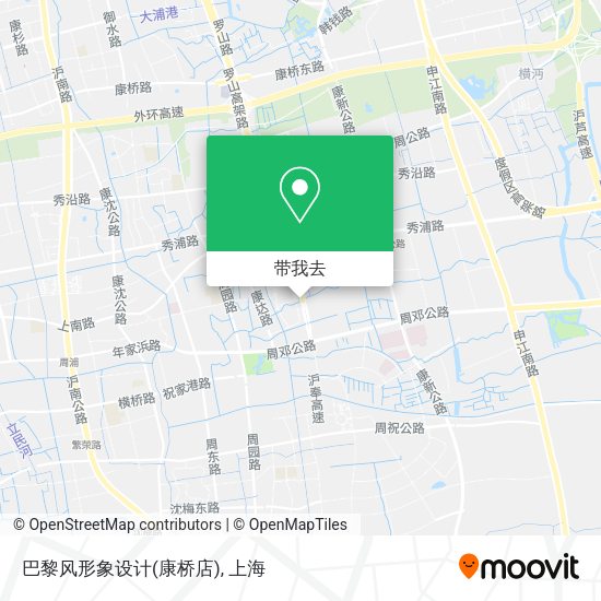 巴黎风形象设计(康桥店)地图