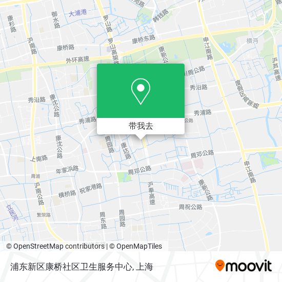 浦东新区康桥社区卫生服务中心地图