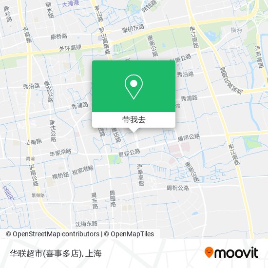 华联超市(喜事多店)地图