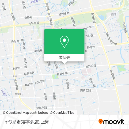 华联超市(喜事多店)地图