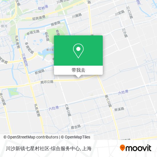 川沙新镇七星村社区-综合服务中心地图