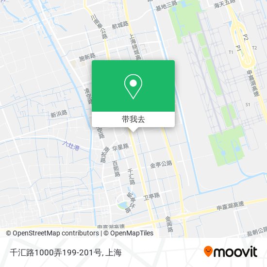 千汇路1000弄199-201号地图