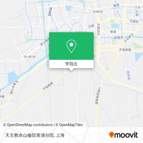 天主教佘山修院青浦分院地图