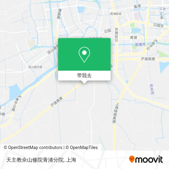 天主教佘山修院青浦分院地图