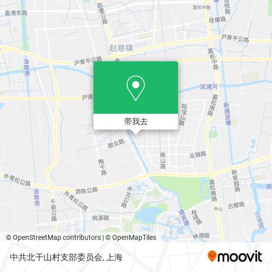 中共北干山村支部委员会地图