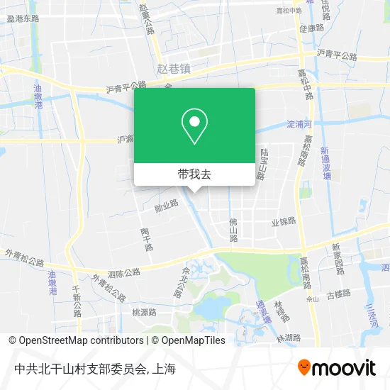 中共北干山村支部委员会地图