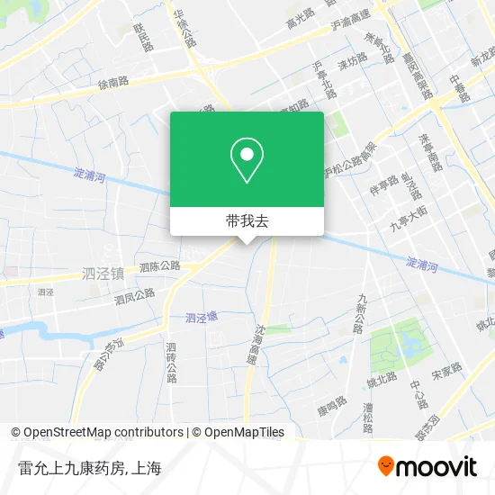 雷允上九康药房地图
