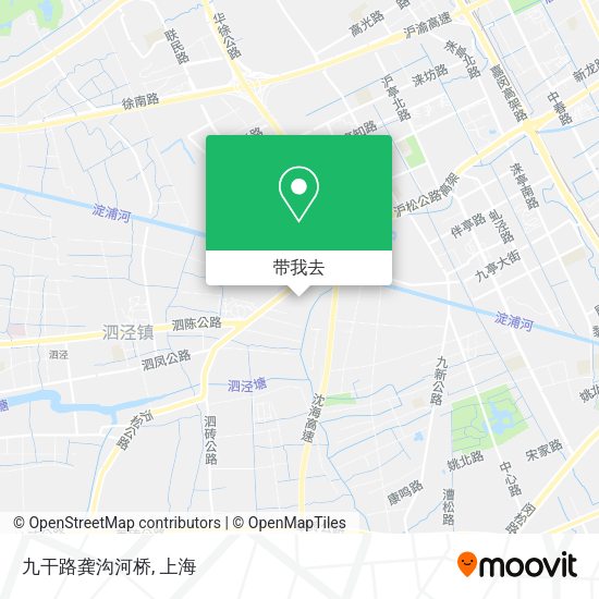 九干路龚沟河桥地图