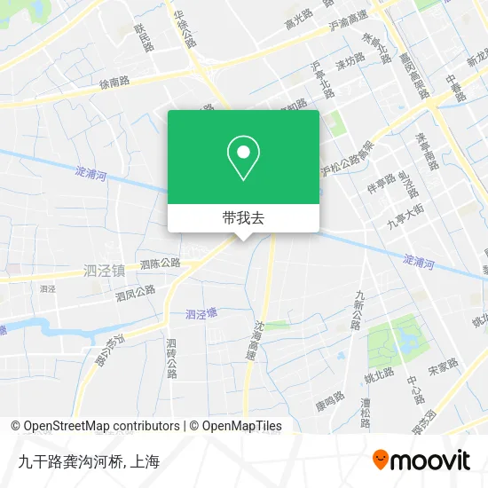 九干路龚沟河桥地图