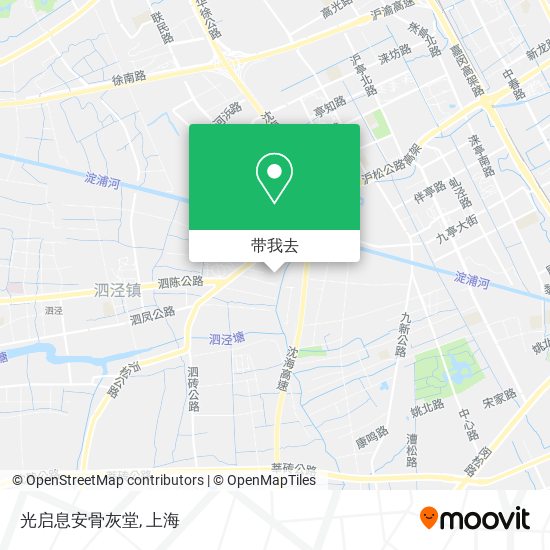 光启息安骨灰堂地图