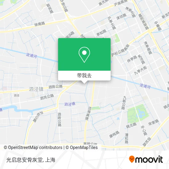 光启息安骨灰堂地图