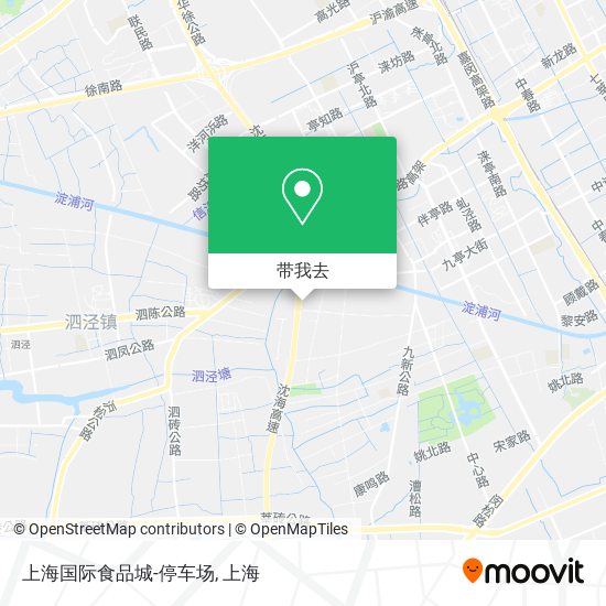 上海国际食品城-停车场地图