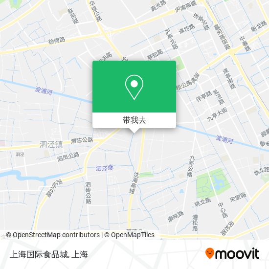 上海国际食品城地图