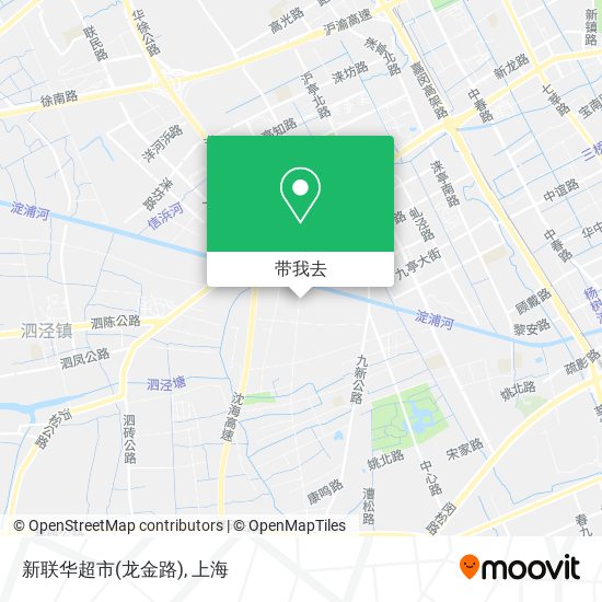 新联华超市(龙金路)地图