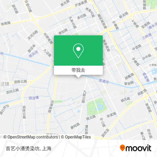 首艺小潘烫染坊地图