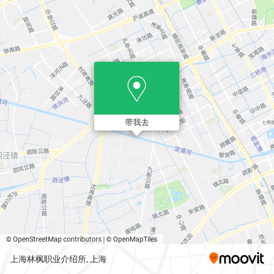 上海林枫职业介绍所地图