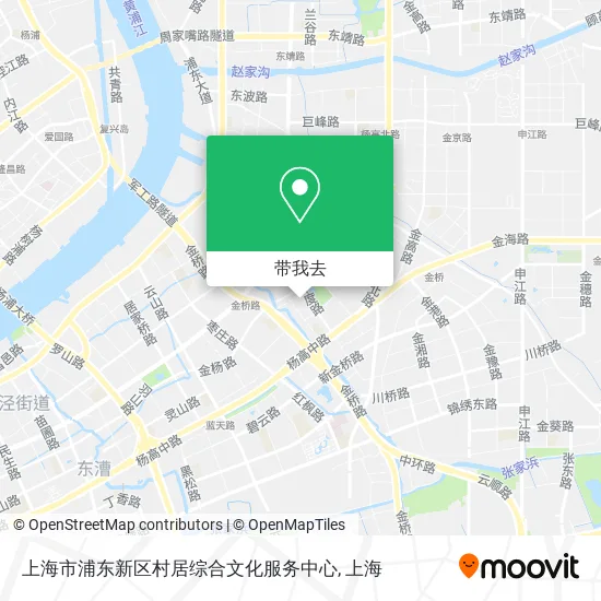 上海市浦东新区村居综合文化服务中心地图