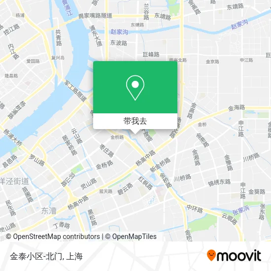 金泰小区-北门地图