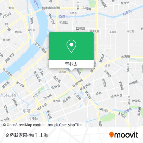 金桥新家园-南门地图
