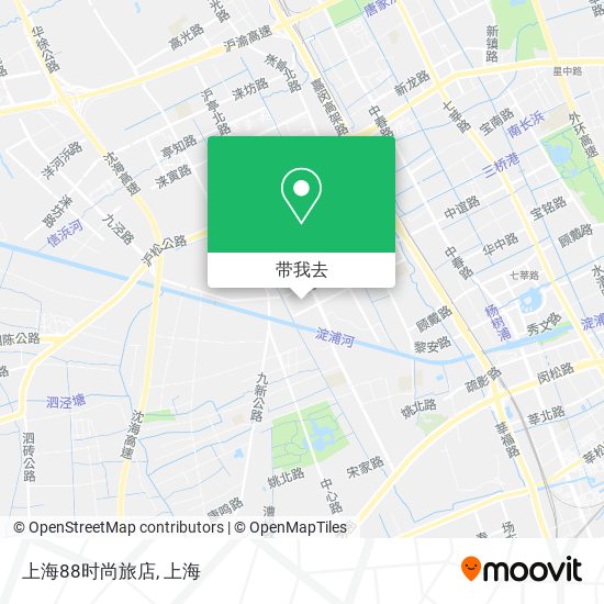 上海88时尚旅店地图