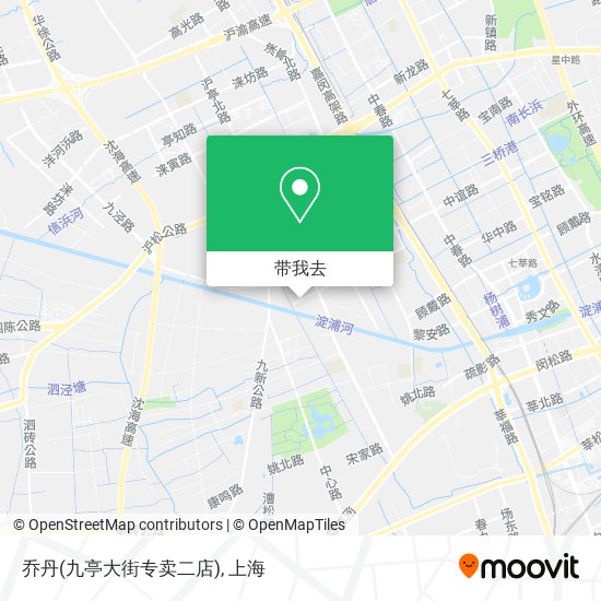 乔丹(九亭大街专卖二店)地图