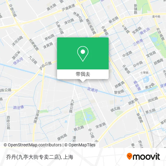 乔丹(九亭大街专卖二店)地图