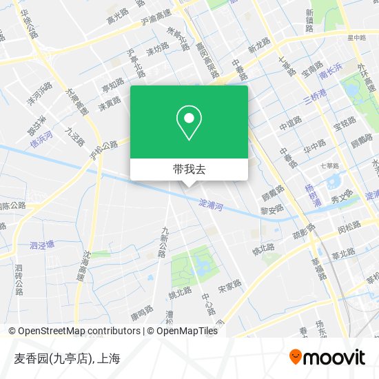 麦香园(九亭店)地图