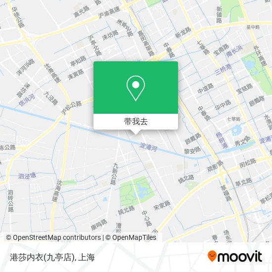 港莎内衣(九亭店)地图