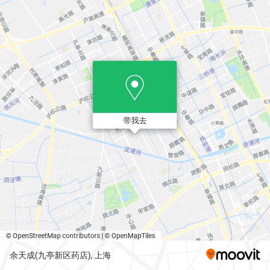 余天成(九亭新区药店)地图