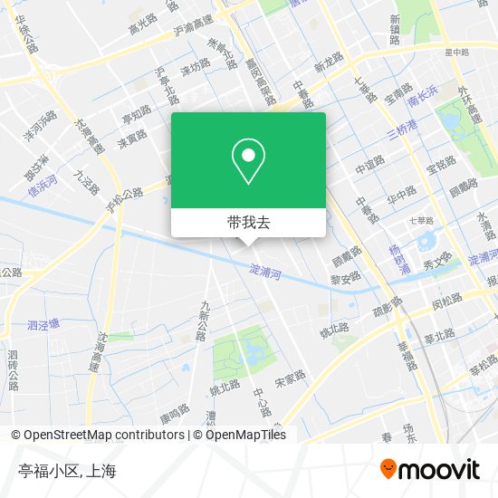 亭福小区地图