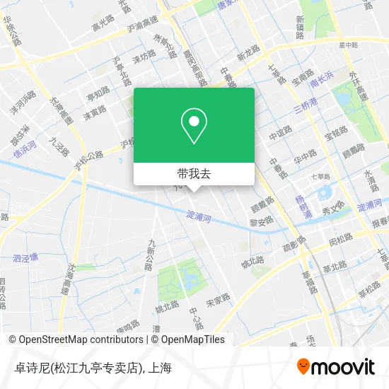 卓诗尼(松江九亭专卖店)地图