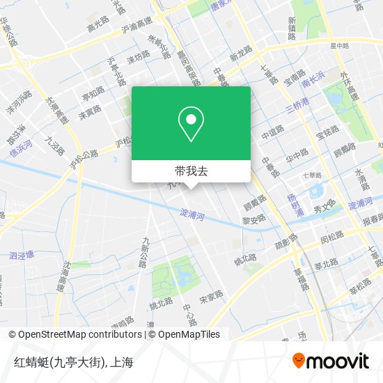 红蜻蜓(九亭大街)地图